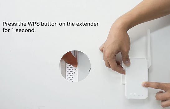 WiFi Extender Setup via WPS Button